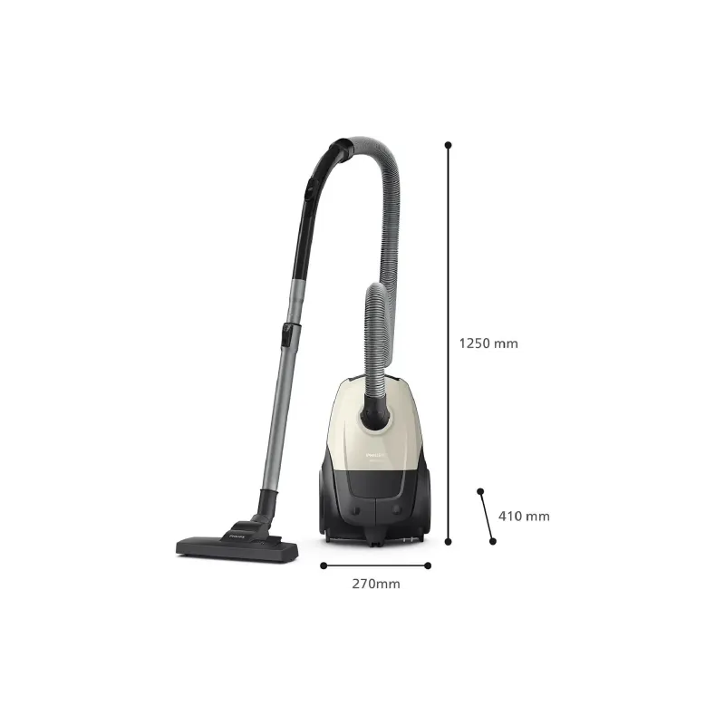 Staubsauger mit Beutel Philips Series 1000, Grey (XD1101/10)