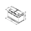 Batterie Bosch S4 12V 80Ah 800A R+ (0092S4E111)