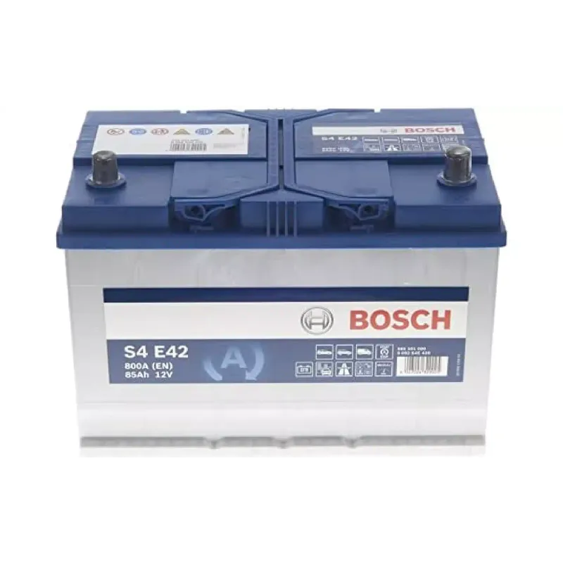 بطارية Bosch S4 12V 85Ah 800A R+ (0092S4E420)