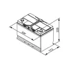 بطارية Bosch S4 12V 85Ah 800A R+ (0092S4E420)