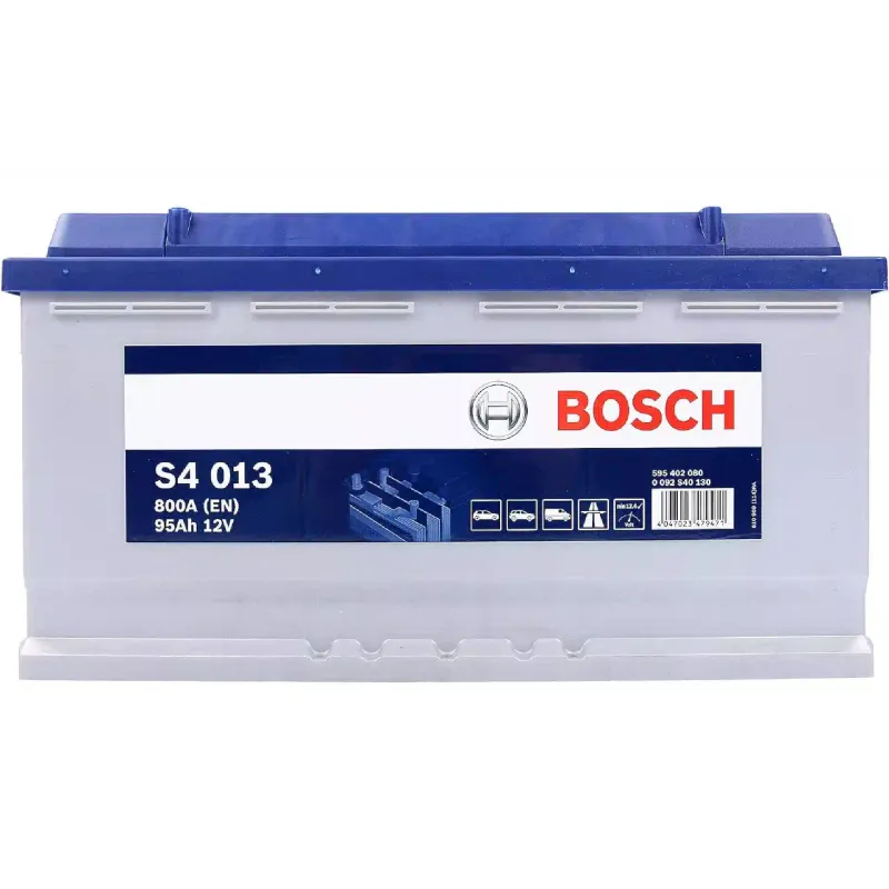 بطارية Bosch S4 12V 95Ah 800A R+ (0092S40130)