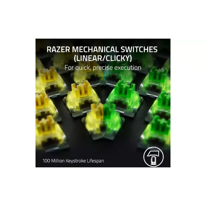 Механична клавиатура Razer BlackWidow V4 Pro, Black (RZ03-04681800-R3M1)
