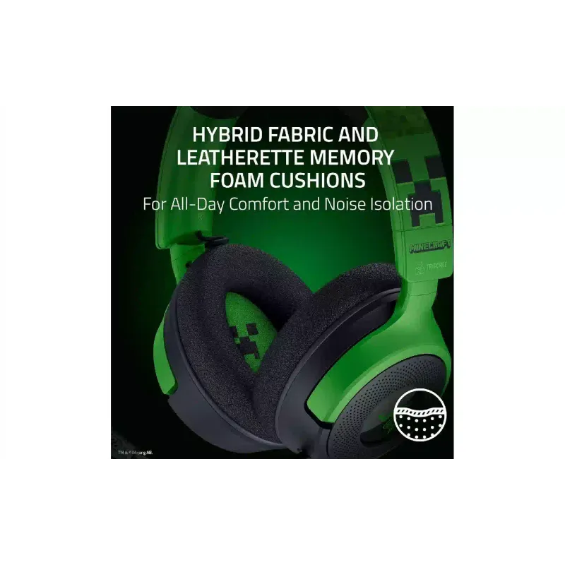 سماعة الرأس Razer Kraken V4 X Minecraft Edition (RZ04-05180200-R3M1)