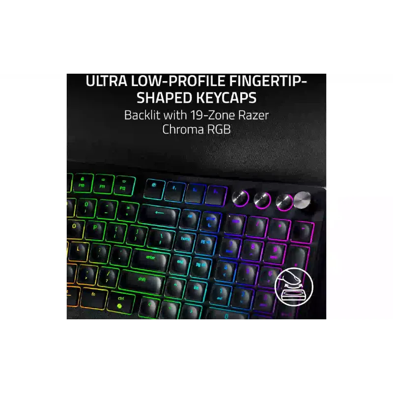 Membrane keyboard Razer Pro Type Ergo (RZ03-05440100-R3M1), Black