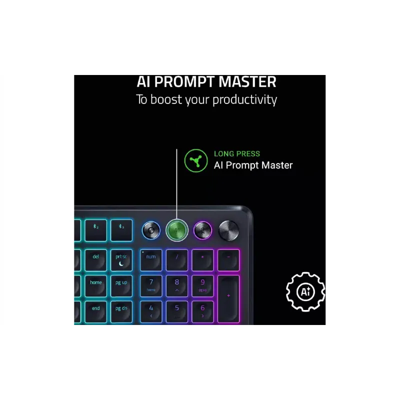 Membrane keyboard Razer Pro Type Ergo (RZ03-05440100-R3M1), Black