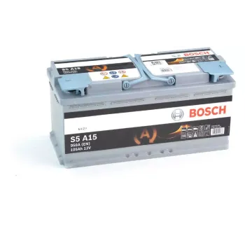 Baterija Bosch S5 AGM 12V 105Ah 950A R+ (0092S5A150)