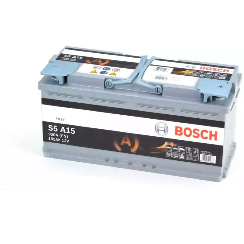 بطارية Bosch S5 AGM 12V 105Ah 950A R+ (0092S5A150)