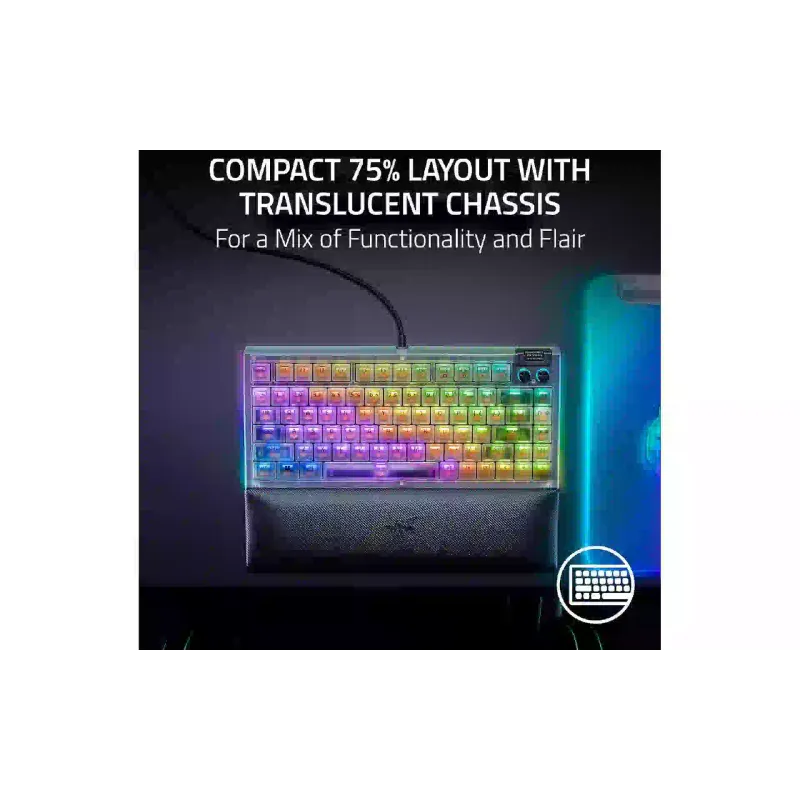 Mechanische Tastatur Razer BlackWidow V4, Phantom White (RZ03-05003500-R3M1)