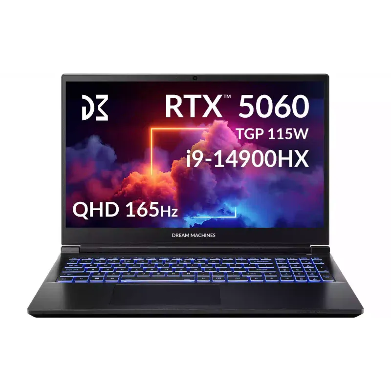 Φορητός υπολογιστής Dream Machines, Black (RG5060-15UA30)