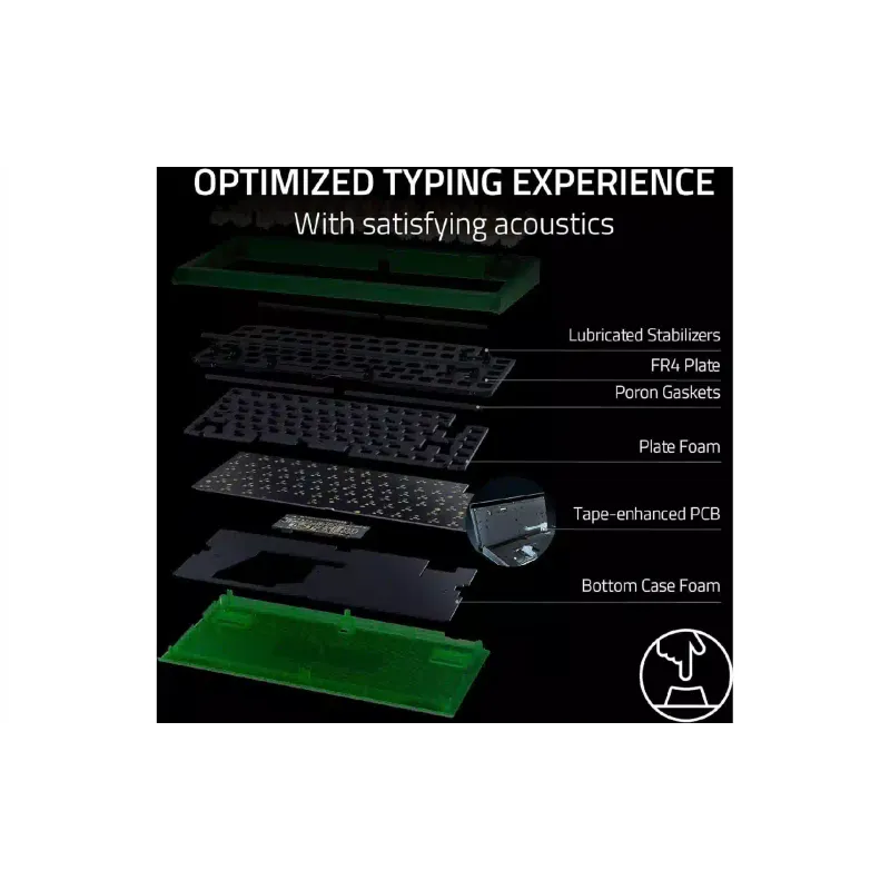 Mechanische Tastatur Razer BlackWidow V4, Phantom Green (RZ03-05003300-R3M1)