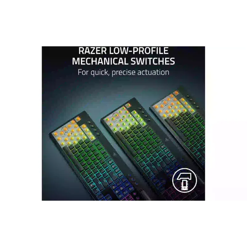 Mechanische Tastatur Razer BlackWidow V4 Low-profile HyperSpeed, Black (RZ03-05270800-R3M1)