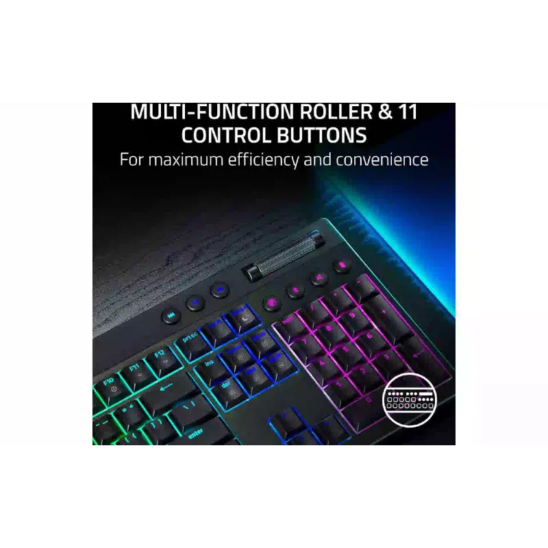 Mechanische Tastatur Razer BlackWidow V4 Low-profile HyperSpeed, Black (RZ03-05270800-R3M1)