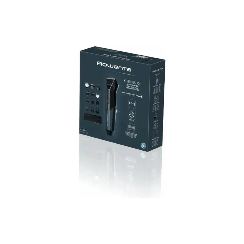 Тример за глава и тяло Rowenta X Series 700, Black (TN9650E0)