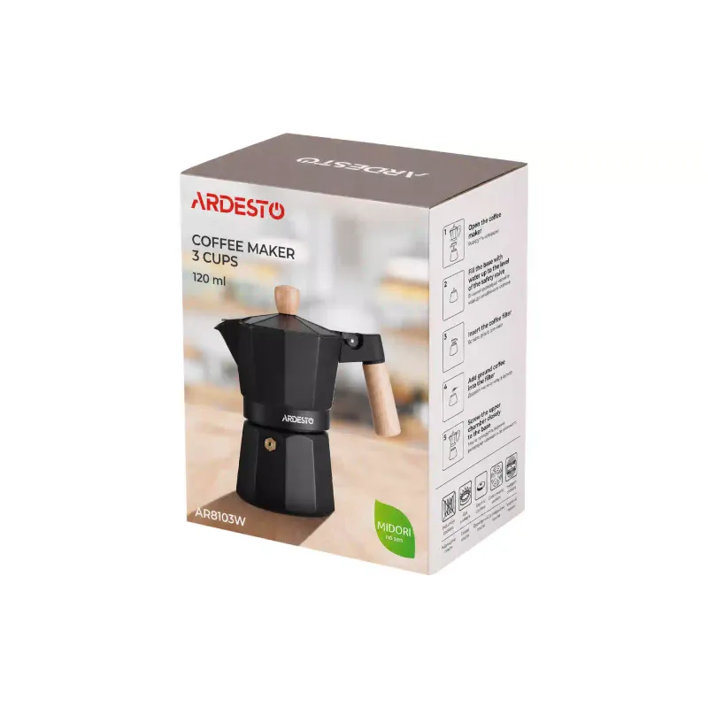 ماكينة صنع القهوة جيزر Ardesto Midori (AR8103W)