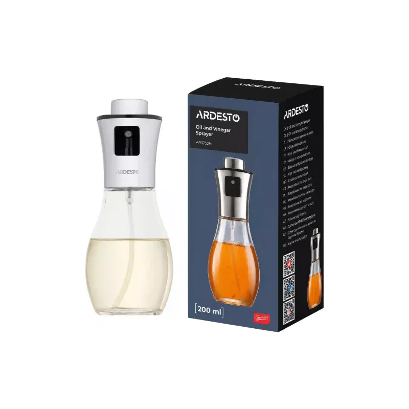 Vinegar and oil sprayer Ardesto Gemini (AR3752H), 200 ml, Transparent