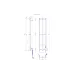 Heated towel rail Mario (2.13.052730.P), Chrome