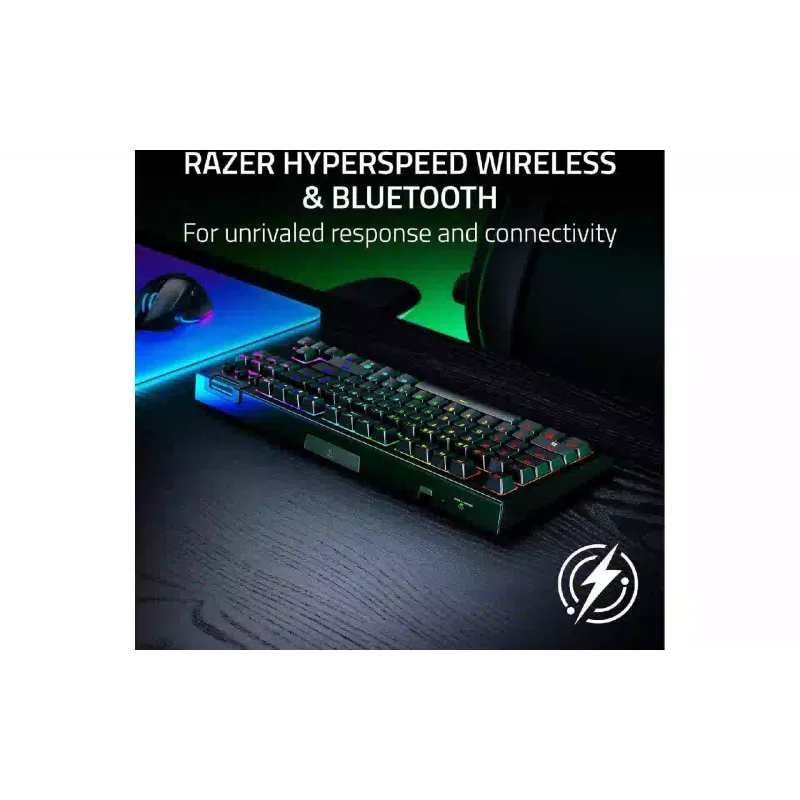 Клавіатура механічна Razer BlackWidow V4 TKL HyperSpeed (RZ03-05480100-R3M1), Black