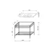Conjunto de banheiro Ardesto, White (LBT_100)