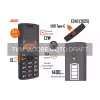 Teléfono móvil 2E E240 2025, Black (794300867202)