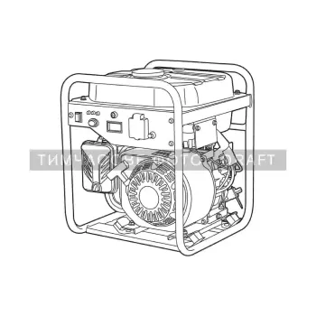 Генератор бензиновый инверторный Vitals IG 3.0b, 3/3.3 кВт, ручной старт (246536)