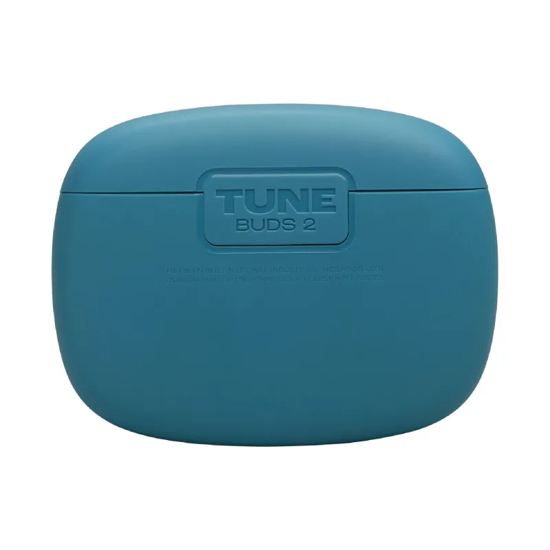 سماعات أذن لاسلكية حقيقية JBL Tune Buds 2, Light Blue (JBLTBUDS2TQE)