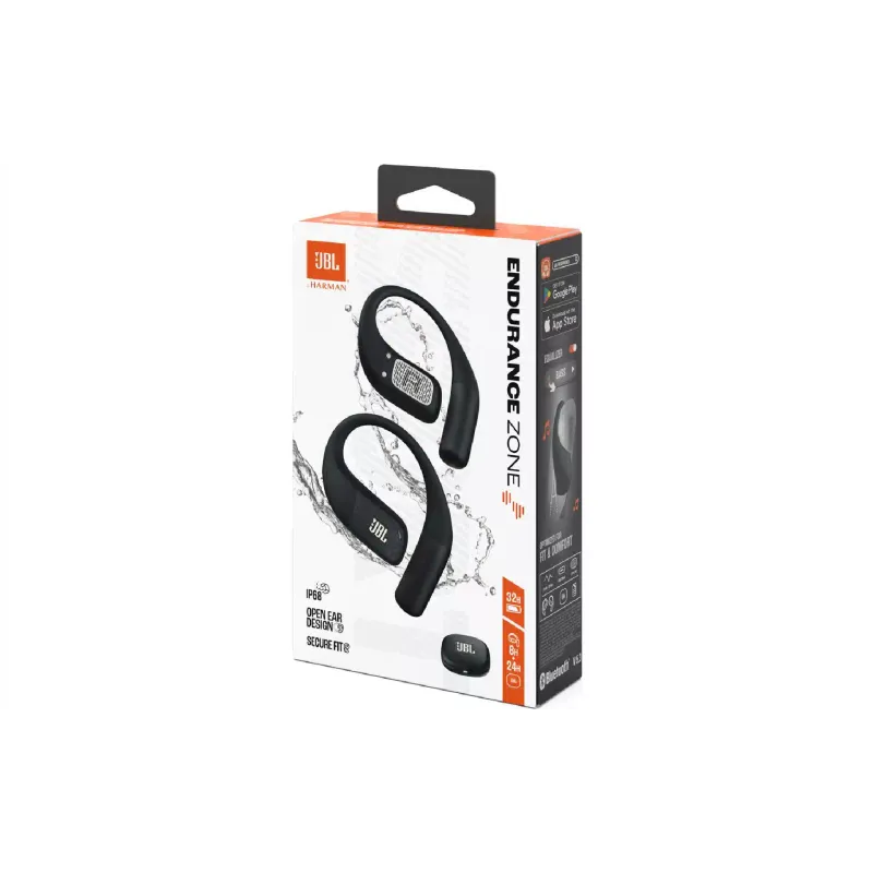 TWS слушалки JBL Endurance Zone, Black (JBLENDUZONEBLKG)
