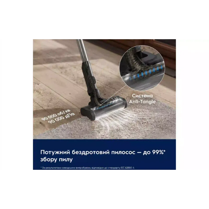 aspiradora inalámbrica Electrolux, Blue (EP51UH18DB)