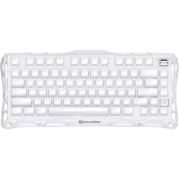 Μηχανικό πληκτρολόγιο GravaStar Mercury K1, Opaline White (GSK1_WHT)