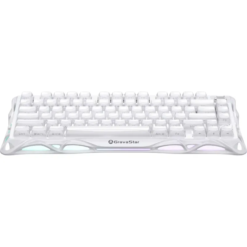 لوحة المفاتيح الميكانيكية GravaStar Mercury K1, Opaline White (GSK1_WHT)