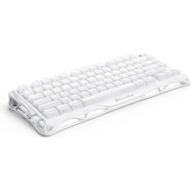 لوحة المفاتيح الميكانيكية GravaStar Mercury K1, Opaline White (GSK1_WHT)