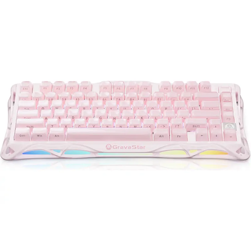 Клавіатура механічна GravaStar Mercury K1 (GSK1_P_PNK), Sakura Pink