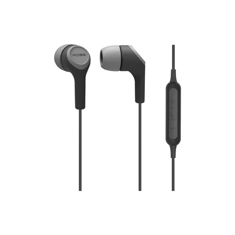 Fones de ouvido intra-auriculares Koss, Black (196750.103)