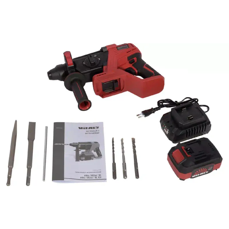 مثقاب مطرقة لاسلكي Vitals Master 18V 4Ah ARa 1826c BL (243624)