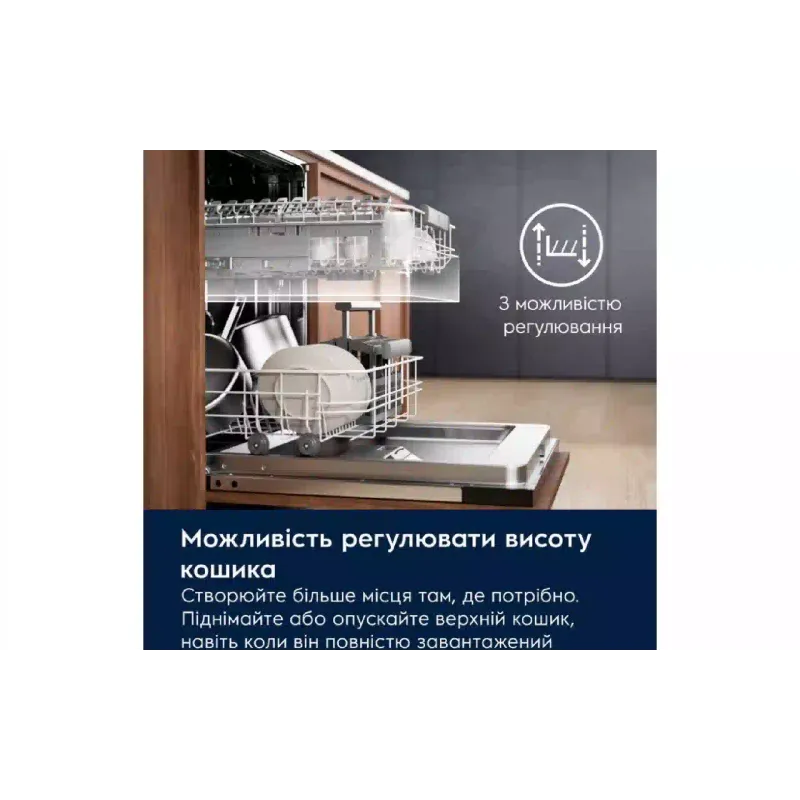 غسالة الأطباق المدمجة Electrolux, Black (E62LD200S)