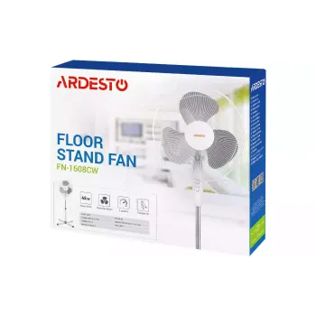 Ventilador de piso Ardesto, White (FN-1608CW)