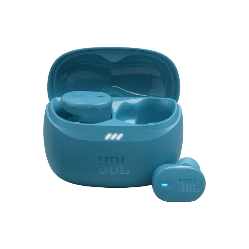 سماعات أذن لاسلكية حقيقية JBL Tune Buds 2, Light Blue (JBLTBUDS2TQE)