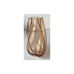 Ваза Ardesto Rosalia (AR3831), 17.3 х 15.5 х 28.4 см, скло, Light Brown