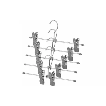 Cabide com prendedores para calças Ardesto, Grey (ARHC2805GC)