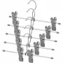 Cabide com prendedores para calças Ardesto, Grey (ARHC2805GC)