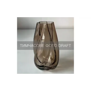 Vase Ardesto Noemi (AR3830), 11 x 10 x 18.5 cm, Brown