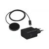 Зарядний пристрій Samsung Magnetic Wireless (EP-P2900TBEGWW), бездротове, 25 Вт, Dark Grey