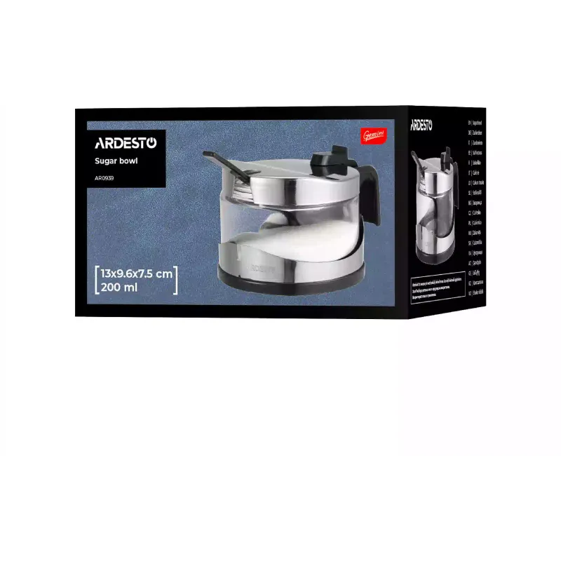 Açucareiro Ardesto Gemini, Transparent (AR0939)