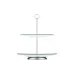 Блюдо 2-х ярусне Ardesto Gemini (AR0948), 25 х 25 х 27 см, Transparent