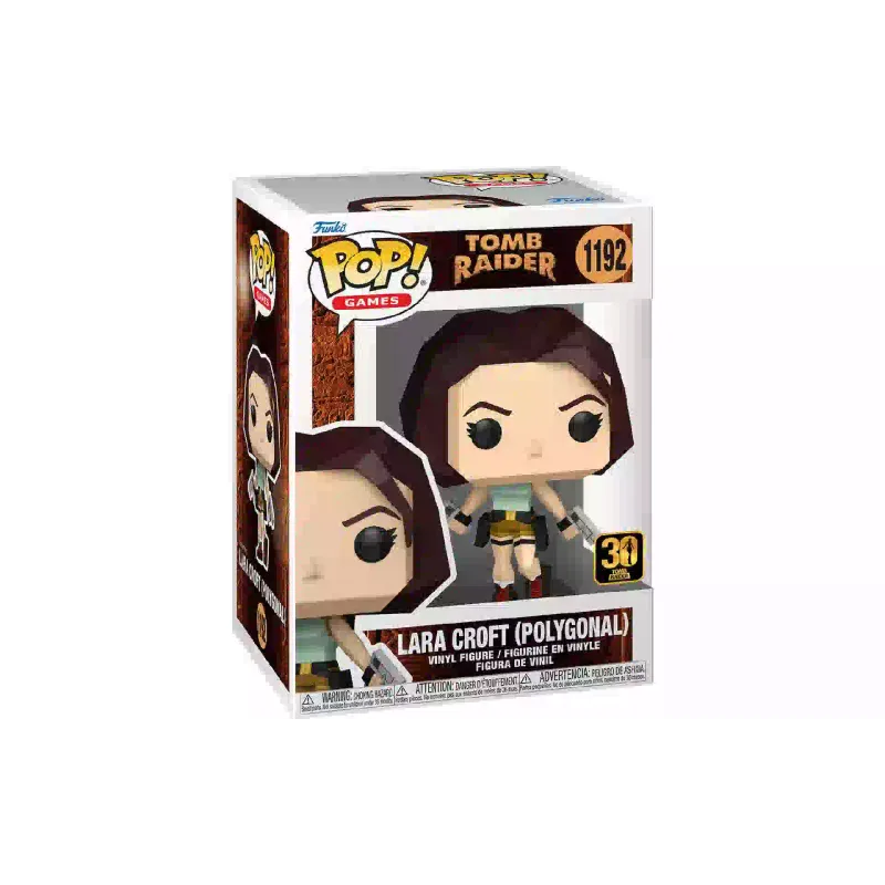 Figurilla Funko POP Games Tomb Raider Lara Croft Polygon (889698908412)
