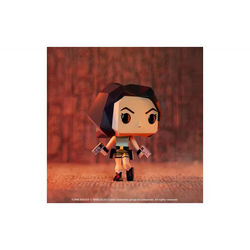 Figurilla Funko POP Games Tomb Raider Lara Croft Polygon (889698908412)