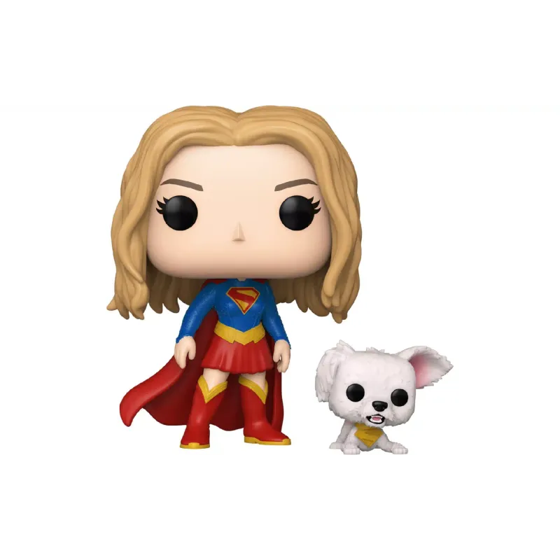 تمثال صغير Funko POP Movies Supergirl Supregirl with puppy Krypto (889698908016)