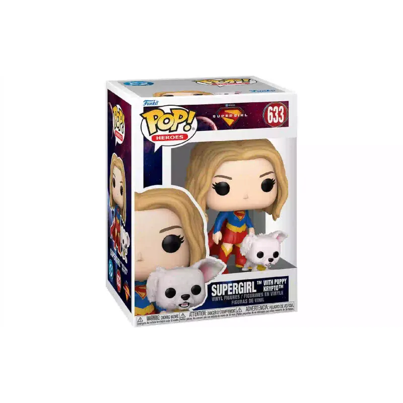 تمثال صغير Funko POP Movies Supergirl Supregirl with puppy Krypto (889698908016)