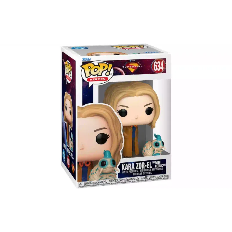 Figurilla Funko POP Movies Supergirl Kara Zor-EL with Cedric (889698907958)