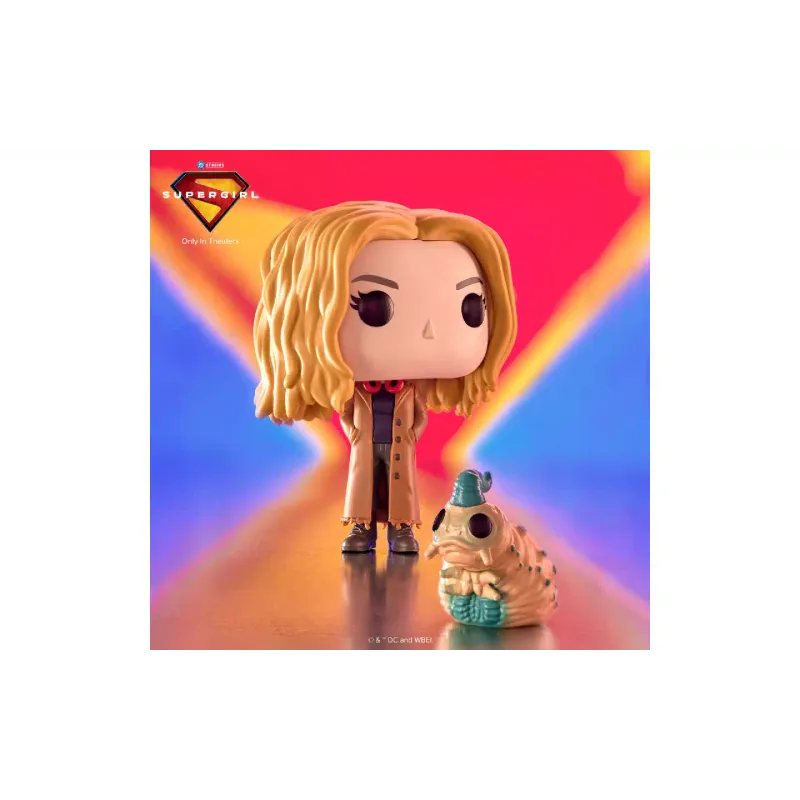 Figurilla Funko POP Movies Supergirl Kara Zor-EL with Cedric (889698907958)