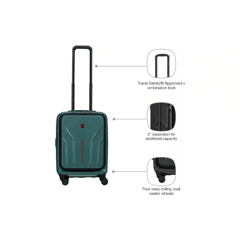 Maleta Wenger Amplix Hardside Carry-On, Deep Lake (653325)